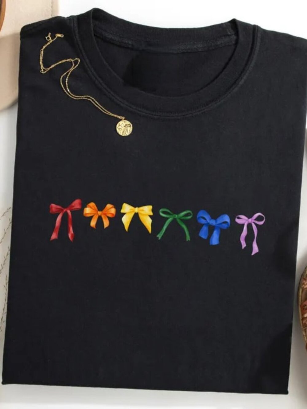 Graphic Bow Pride Shirt, Gay Shirt, LGBTQ Equality Tee